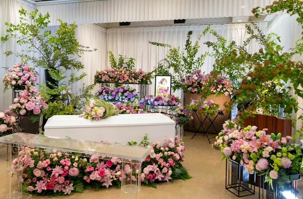 花屋が手掛ける、世界に一つだけの葬儀の画像